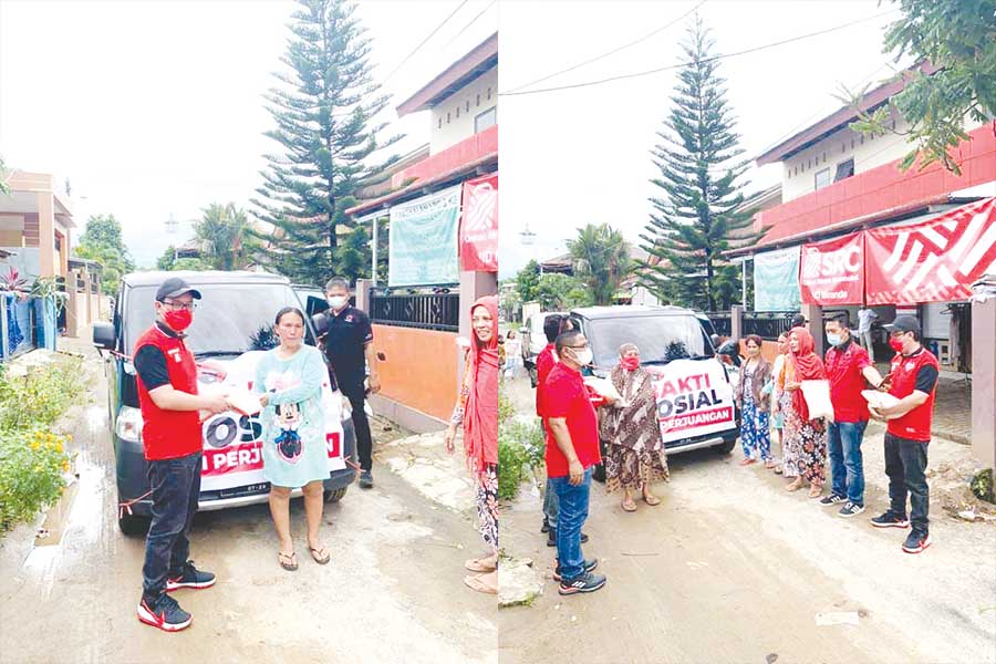 PDIP Manado Terus Bantu Korban Bencana Alam